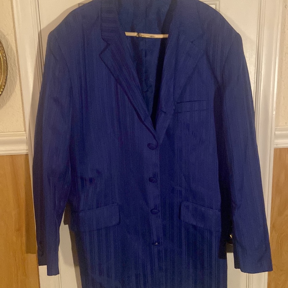 Gianni Virginia Mens Sport Coat Bright Blue
